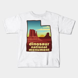 Dinosaur National Monument Utah Kids T-Shirt